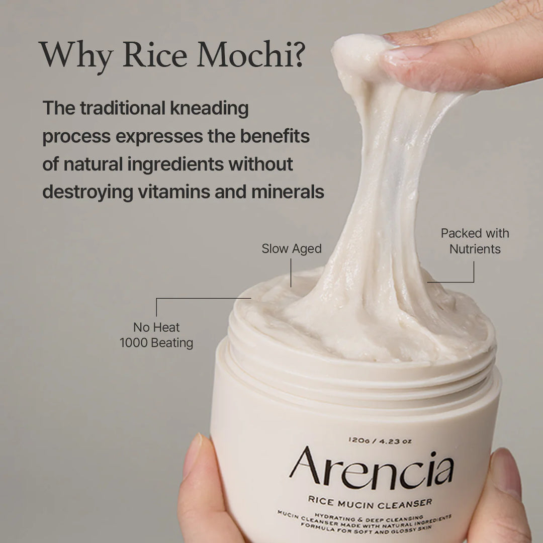 Arencia Rice Mucin Cleanser By Arencia Artisans - 120g | ارنكيا غسول بمستخلص الأرز - 120 غ