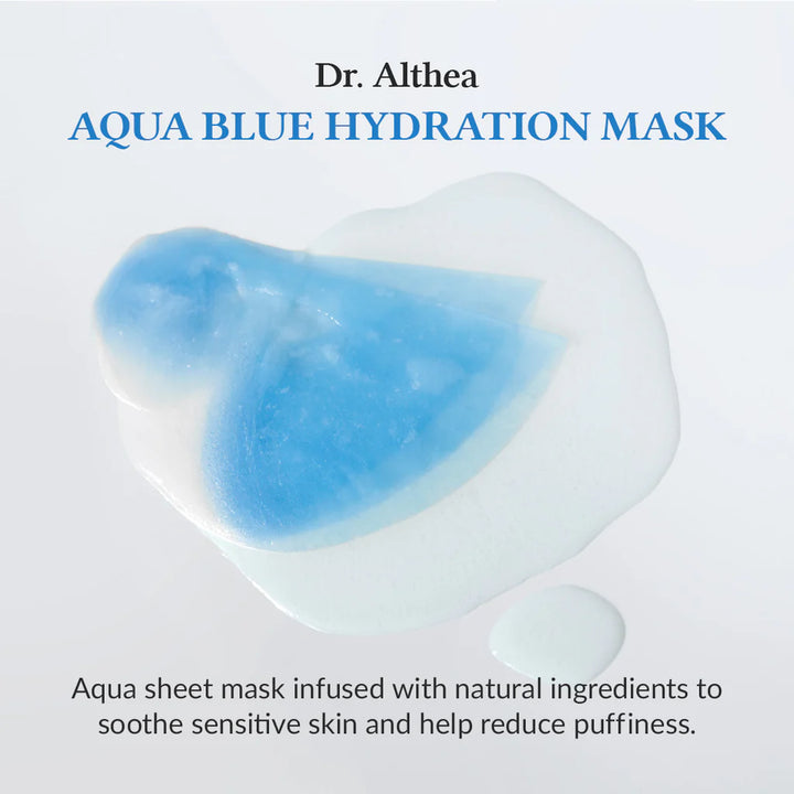 Dr. Althea - Aqua Blue Hydration Mask Set - 28g| دكتور الثيا مجموعة أقنعة الترطيب-28 غرام