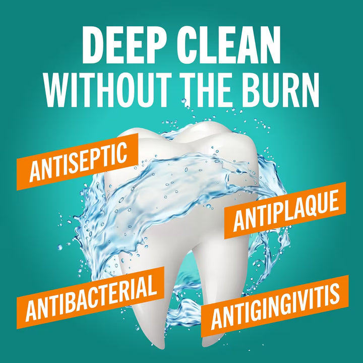 TheraBreath Deep Clean Oral Rinse Antiseptic Fresh Mint - 473ml | ثيرا بريث غسول للفم تنظيف عميق - 473 مل
