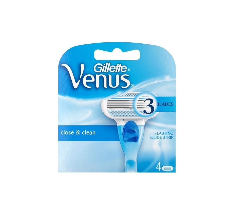 Gillette Venus Original Razor Blades For Women - Pack Of 4 | جيليت شفرات الحلاقة الأصلية فينوس للنساء - حزمة من 4