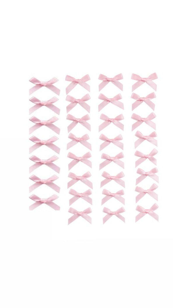 pink hair bowsPcs 31 | فيونكة وردية لتزيين الشعر 31 قطعة