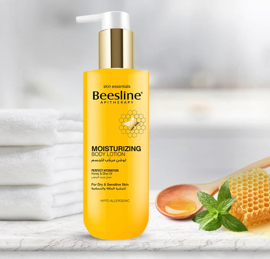Beesline Moisturizing Body Honey And Olive Oil Lotion - 400ml | بيزلين لوشن مرطب للجسم بالعسل وزيت الزيتون - 400 مل
