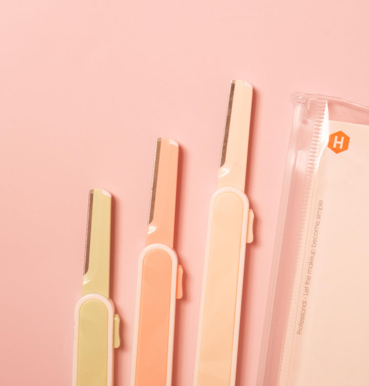 Face And Eyebrow Razor - 3pcs | شفرات للوجه و الحواجب - 3 قطع