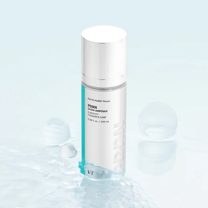 VT COSMETICS PDRN Glow Ampoule - 100ml | في تي كوزمتيكس أمبول توهج بي دي آر إن - 100 مل