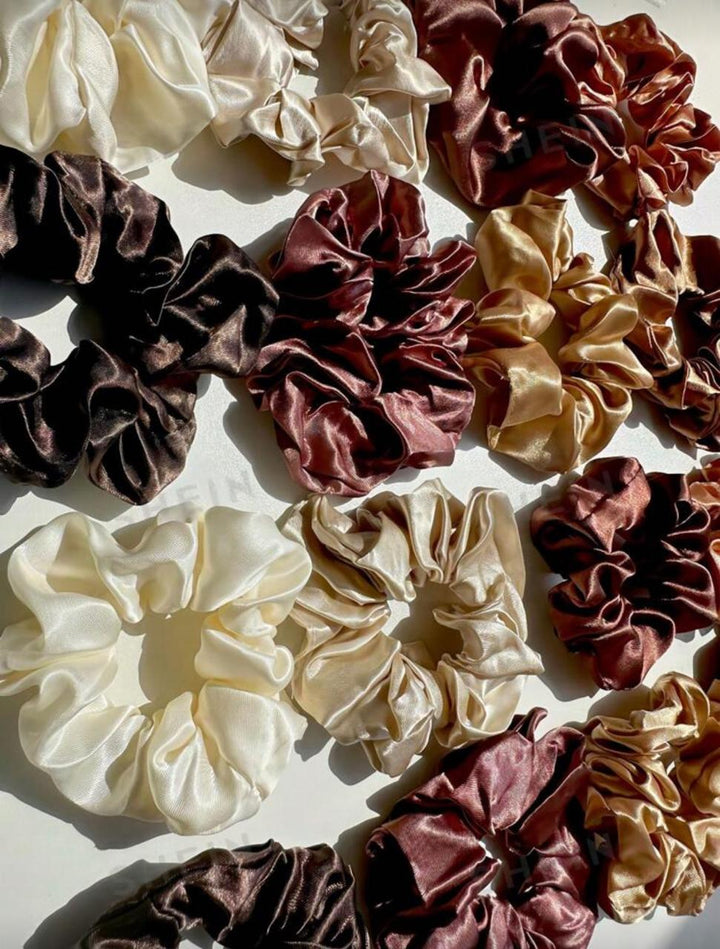 Tools & Cases 16-Piece Satin Hair Tie Set | مجموعة ربطات الشعر - 16 قطعة