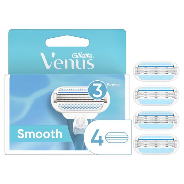 Gillette Venus Original Razor Blades For Women - Pack Of 4 | جيليت رؤوس شفرات حلاقة فينوس للنساء - حزمة من 4