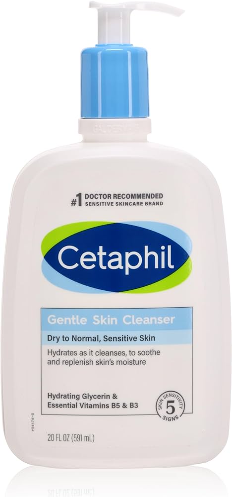 Cetaphil Gentle Skin Cleanser for Dry to Normal Sensitive Skin  |  سيتافيل غسول لطيف للبشرة الحساسة الجافة إلى العادية
