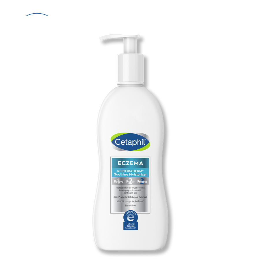 Cetaphil Eczema Restoraderm Soothing Moisturizer - 296ml | سيتافيل لوشن لمعالجة اكزيما الجسم - 296 مل