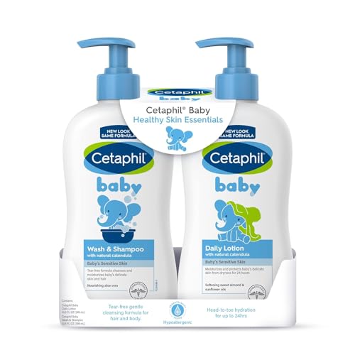 Cetaphil Baby Healthy Skin Essentials Kit - 2pcs | سيتافيل مجموعة للعن ...