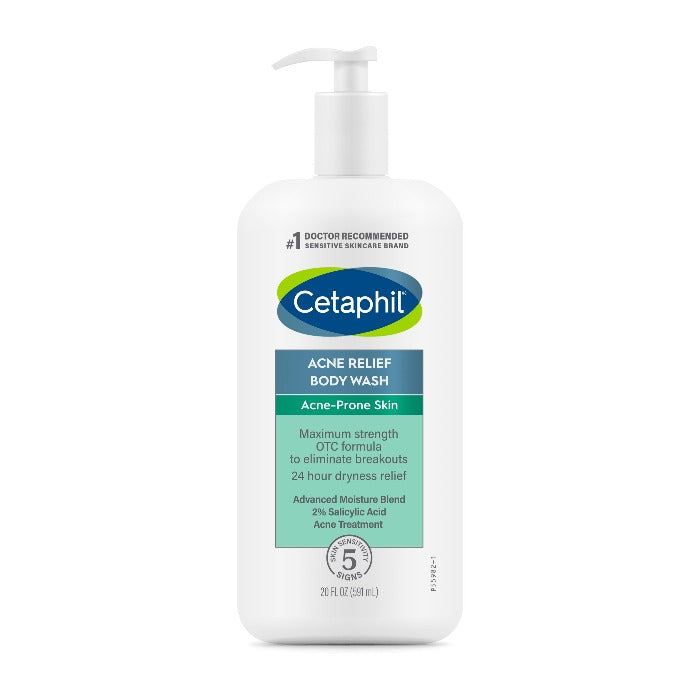 Cetaphil Acne Relief Body Wash - 591ml | سيتافيل غسول للجسم لعلاج حب الشباب - 591 مل