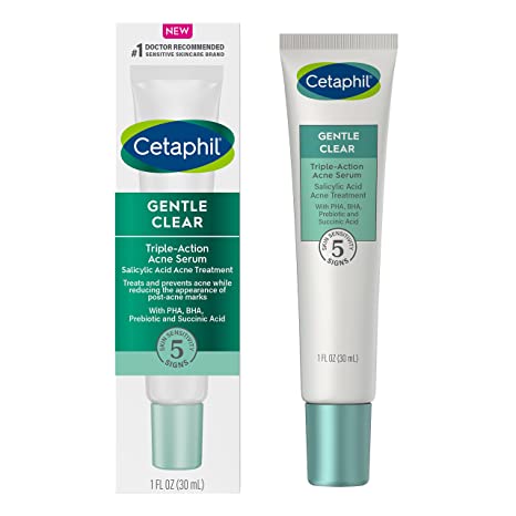 Cetaphil Gentle Clear Triple-Action Acne Serum - 30ml | سيتافيل سيروم بتأثير ثلاثي لحب الشباب - 30 مل