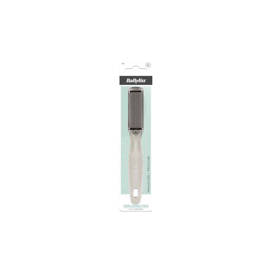 BABYLISS RAPE METALLIQUE 2 COTES | بيبي ليس مبرد القدم مزدوج الوجه