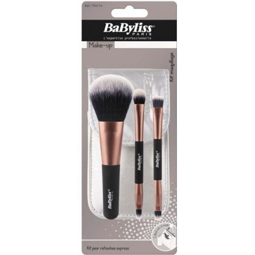 BaByliss Makeup Brush Set - 3pcs | بيبي ليس طقم فرش مكياج - 3 قطع