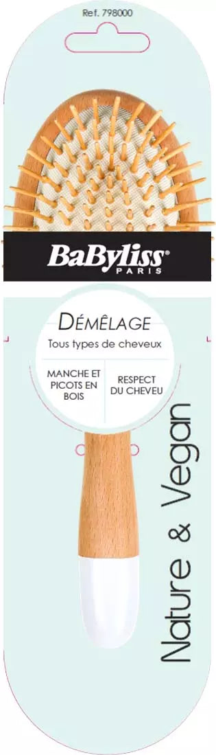 BaByliss Wooden Brush | بيبي ليس فرشاة فك التشابك