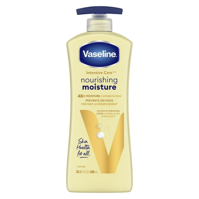 VASELINE Intensive Care Nourishing Moisture - 600ml | فازلين لوشن مرطب للجسم لأقصى عناية - 600 مل