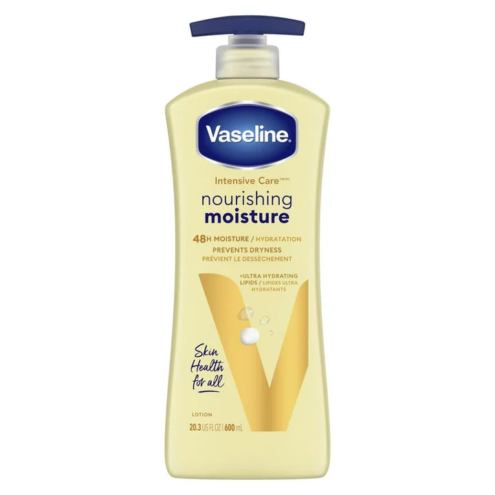 VASELINE Intensive Care Nourishing Moisture - 600ml | فازلين لوشن مرطب للجسم لأقصى عناية - 600 مل