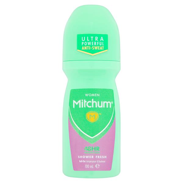 Mitchum Shower Fresh Air Roll On Triple Odor Defense - 100ml | ميتشوم مزيل تعرق رول - 100 مل