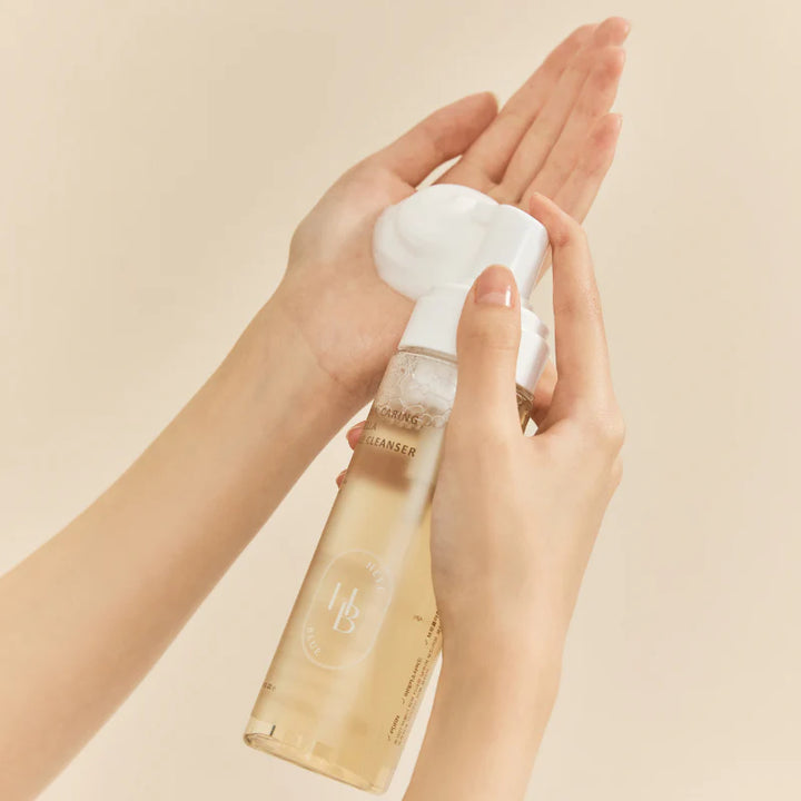 HEVEBLUE Salmon Caring Centella Bubble Cleanser - 200ml | هيفي بلو غسول رغوي بالسينتيلا و السالمون - 200 مل