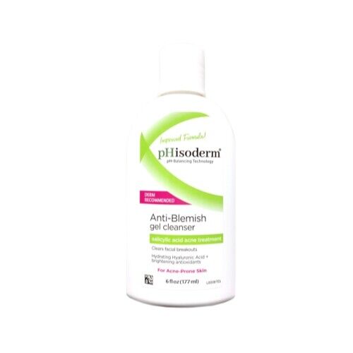 pHisoderm Anti Blemish Gel Cleanser - 177ml | بي اتش ايزوديرم غسول مضاد لحب الشباب - 177 مل