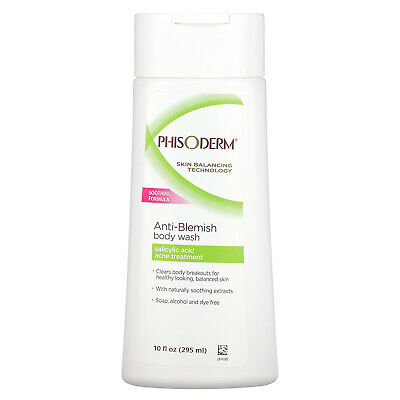 pHisoderm Anti Blemish Body Wash - 295ml | بي اتش ايزوديرم غسول الجسم معالج لحب الشباب - 295 مل