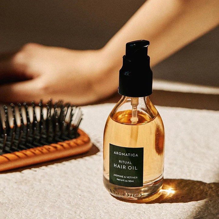 AROMATICA Hair Oil Jasmin & Vetiver - 50ml | اروماتيكا زيت للشعر بالياسمين - 50 مل