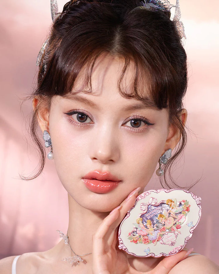 Flower Knows Midsummer Fairytales Embossed Five-Color Makeup Palette - 6.5g | فلاور نوز باليت اي شادو - 6.5 غرام