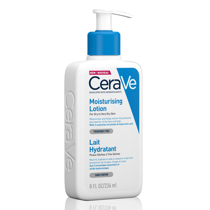 Cerave Moisturizing Lotion for Normal to Dry Skin with Hyaluronic Acid - 236ml | سيرافي مرطب لوشن للبشرة العادية والجافة - 236 مل