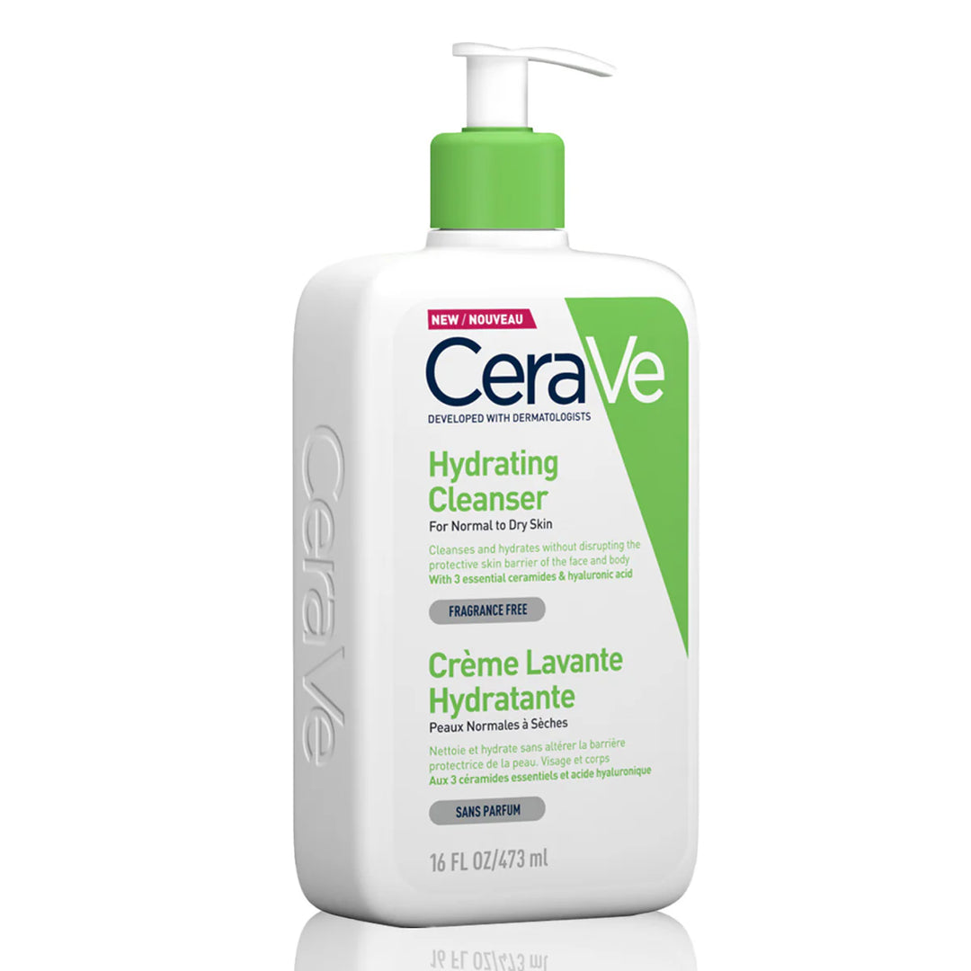 Cerave Hydrating Cleanser for Normal to Dry Skin with Hyaluronic Acid - 473ml | سيرافي غسول مرطب للبشرة الجافة والعادية - 473 مل