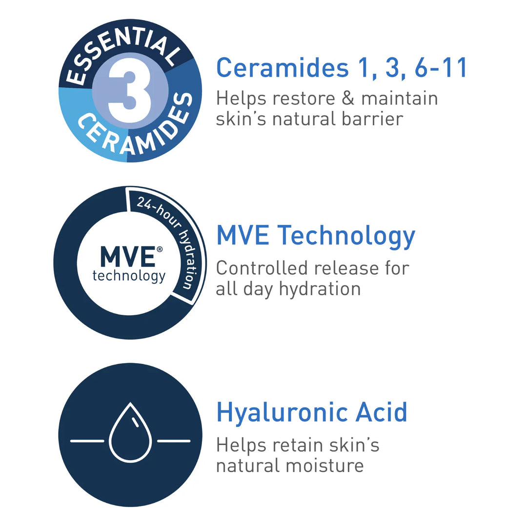 Cerave Moisturizing Cream for Dry Skin with Hyaluronic Acid - 50ml | سيرافي مرطب للبشرة الجافة - 50 مل
