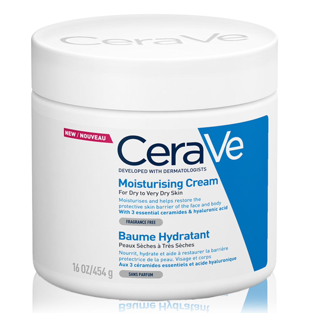 Cerave Moisturizing Cream for Dry Skin with Hyaluronic Acid - 454g | سيرافي مرطب للبشرة الجافة - 454 غرام
