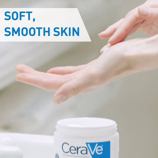 Cerave Moisturizing Cream for Dry Skin with Hyaluronic Acid - 454g | سيرافي مرطب للبشرة الجافة - 454 غرام