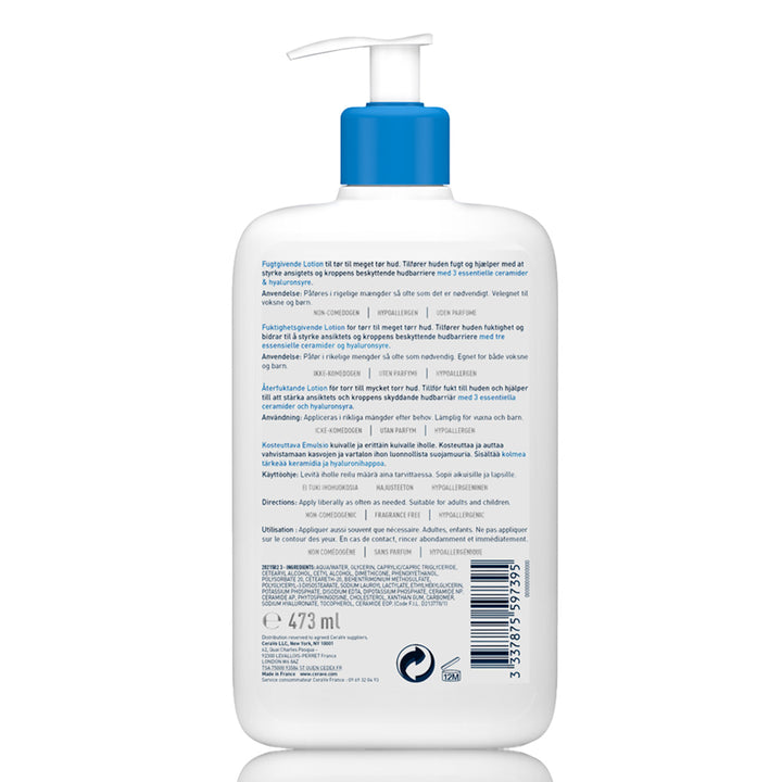 Cerave Moisturizing Lotion for Normal to Dry Skin with Hyaluronic Acid - 473ml