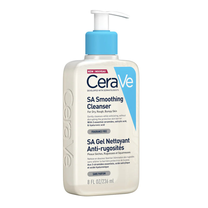 CeraVe SA Smoothing Cleanser for normal, dry and rough skin - 236ml | سيرافي غسول ساليسليك اسيد - 236 مل