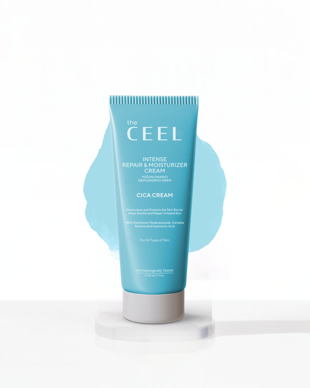 the CEEL Intense Repair & Moisturrizer Crem Cica  Cream - 50ml | ذا سيل كريم سيكا مرطب - 50 مل