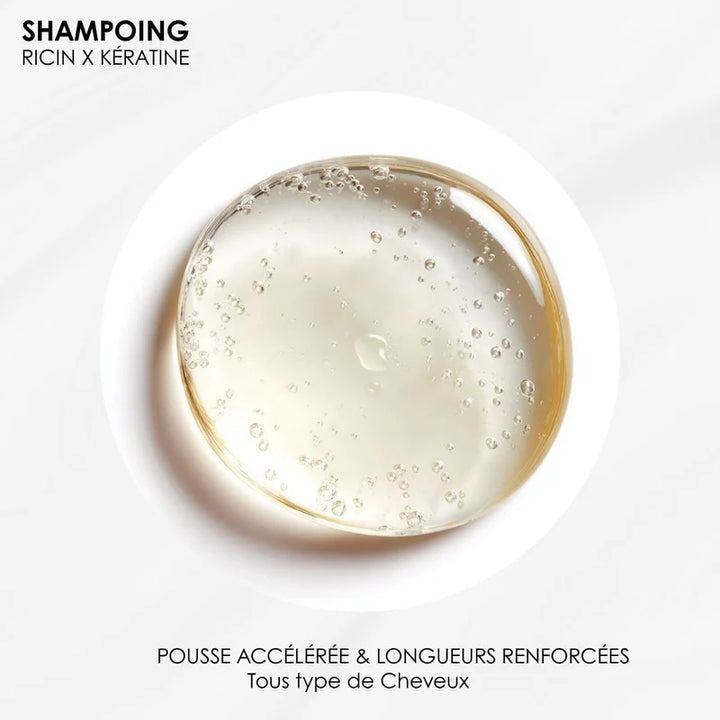 RoseBaie Shampoo Keratin & Castor Oil - 500ml | روزباي شامبو بزيت الخروع و الكيراتين - 500 مل