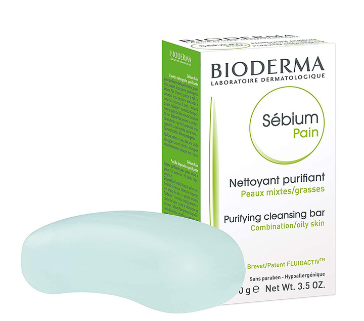BIODERMA Purifying Cleansing Bar Soap - 100g | بيوديرما صابونى لتنظيف الوجه - 100 غرام