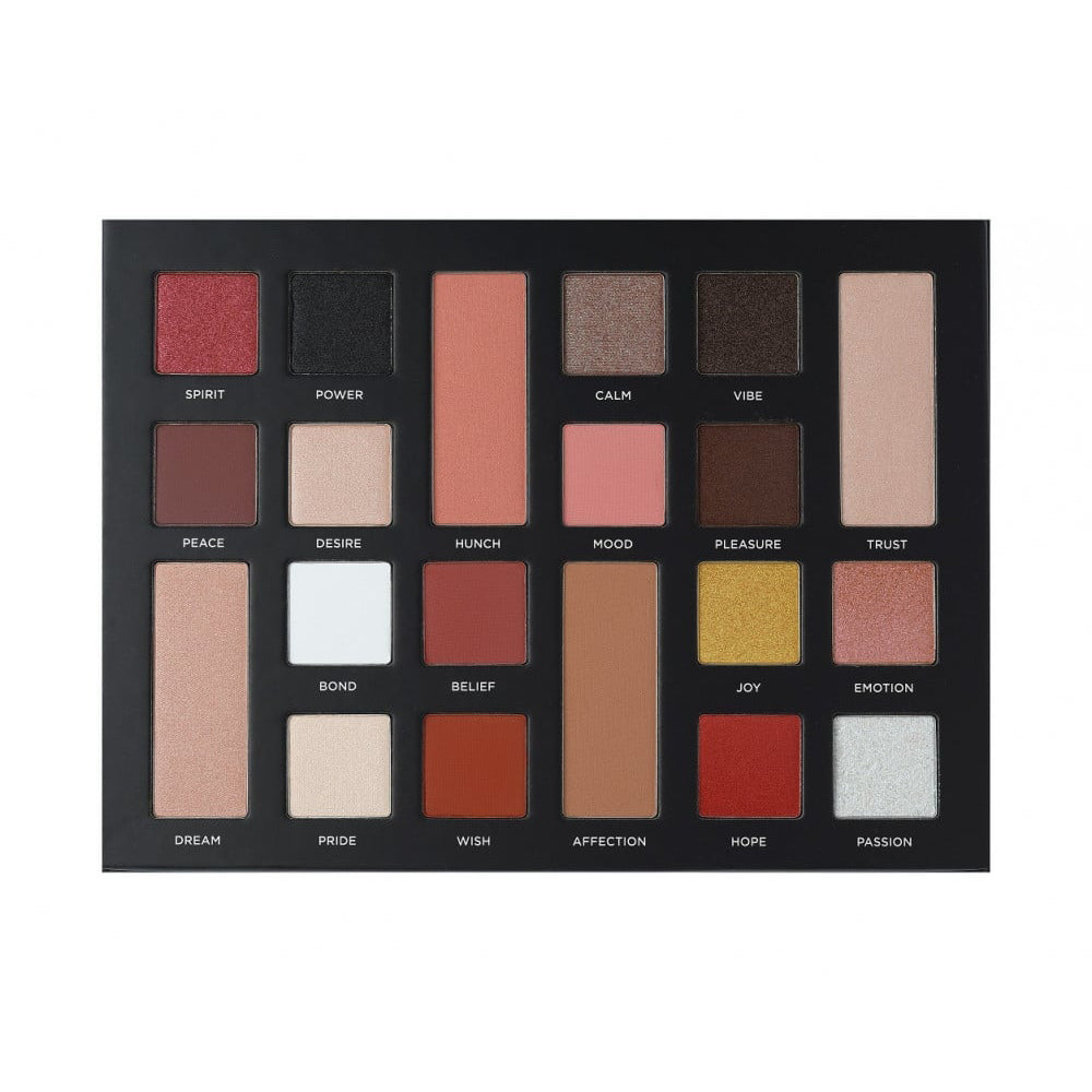 Nora Bo Awadh Faith Eyeshadow Palette 20 Colors | نوره بو عوض باليت اي شادو - 20 لون