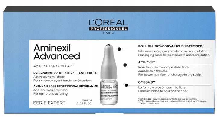 L’Oreal Expert Aminexil Advanced 10x6ml | لوريال سيروم لتقليل تساقط الشعر - 10*6 مل