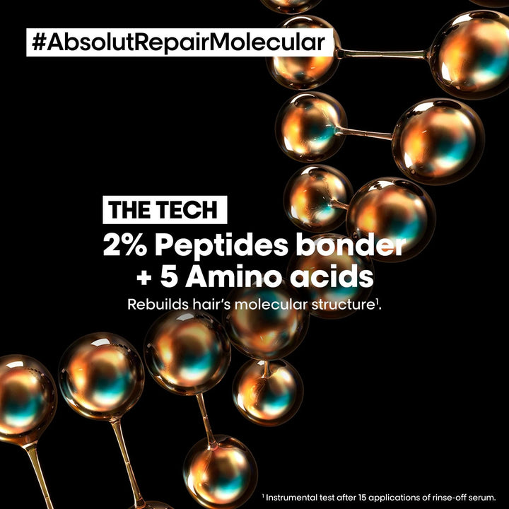 L’Oreal Professionnel Absolut Repair Molecular Shampoo - 300ml | لوريال شامبو لإصلاح الشعر - 300 مل