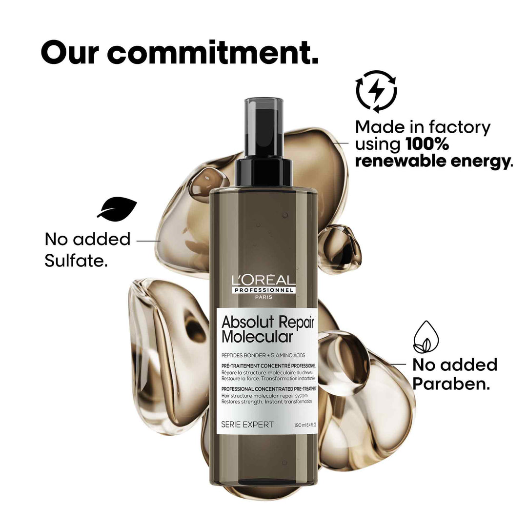 L’Oréal Absolut Repair Molecular - 190ml | لوريال بخاخ لعلاج الشعر التالف - 190 مل