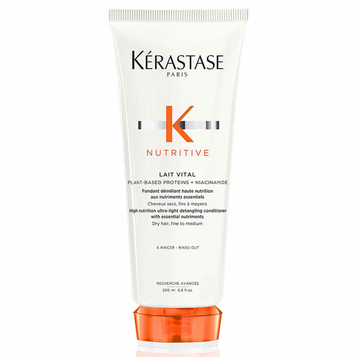KÉRASTASE Nutritive Lait Vital High Ultra-Light Conditioner For Dry, Fine To Medium Hair - 200ml | كيراستاس بلسم خفيف للشعر الجاف, الخفيف و المتوسط - 200 مل