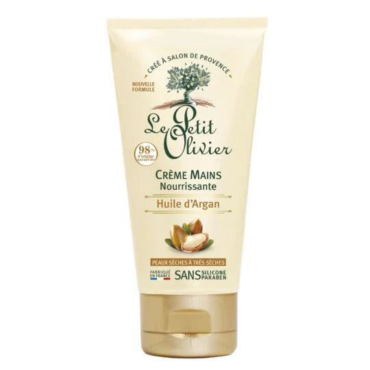 Le Petit Olivier Nourishing Hand Cream With Argan Oil - 75ml | لو بيتي أوليفييه كريم مغذي لليدين بزيت الأرغان - 75 مل