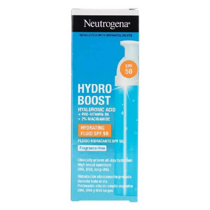 Neutrogena Hydro Boost Hydrating Fluid Spf +50 - 50ml| نيتروجينا واقي شمسي سائل بعامل حماية +50-50 مل