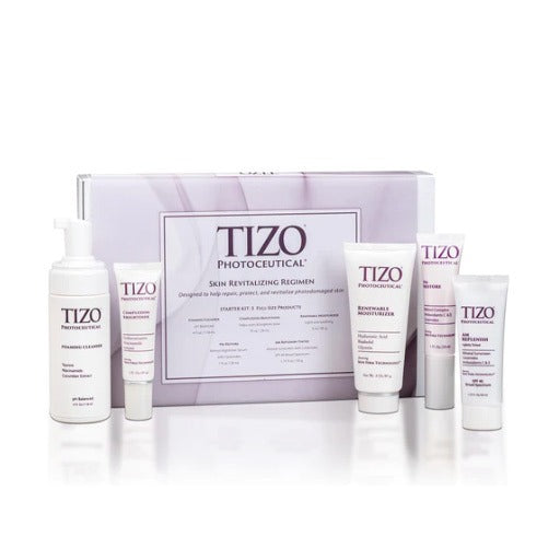 TIZO Skin Revitalizing Regimen Set - 5Pcs | تايزو مجموعة نظام تنشيط البشرة - 5 قطع