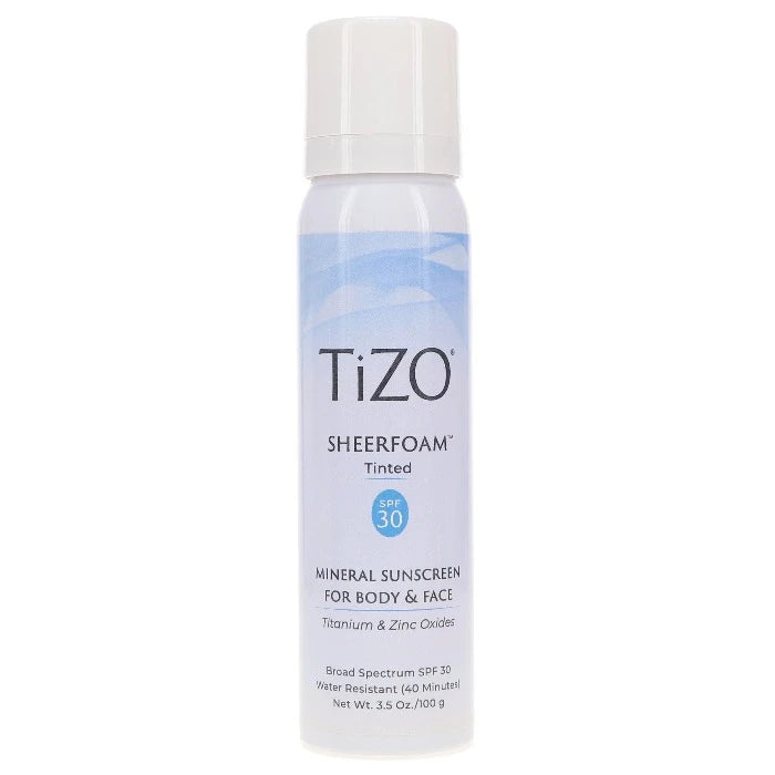 TIZO sheerfoma tinted spf 30 - 100g | تايزو واقي شمسي فيزيائي ملون للوجه و الجسم spf30 - 100 غرام