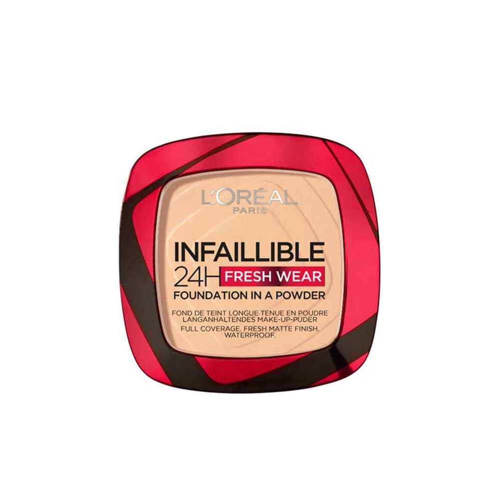 L’Oreal Infallible Up to 24H Fresh Wear Powder | لوريال بودرة مضغوطة تدوم 24 ساعة