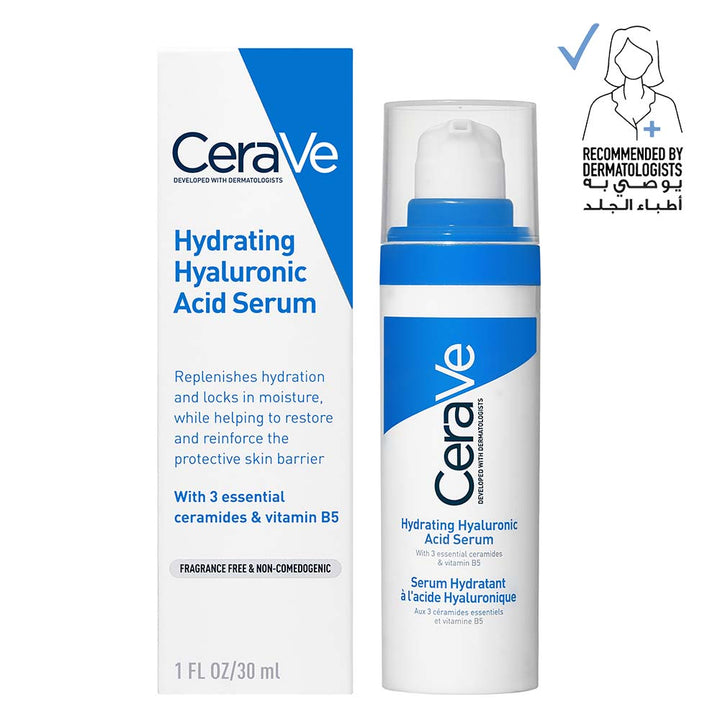 Cerave Hydrating Hyaluronic Acid Serum for Dry Skin - 30ml | سيرافي سيروم هيالورونيك اسيد - 30 مل