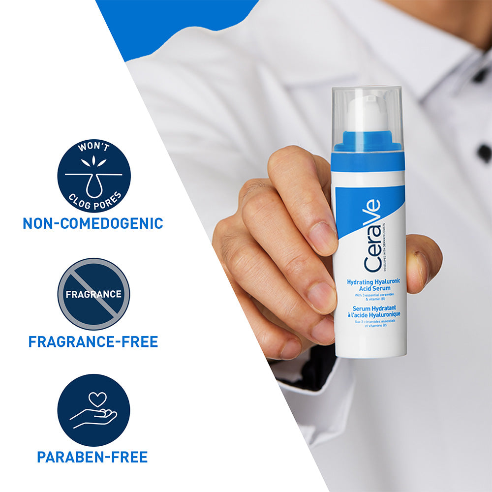 Cerave Hydrating Hyaluronic Acid Serum for Dry Skin - 30ml | سيرافي سيروم هيالورونيك اسيد - 30 مل
