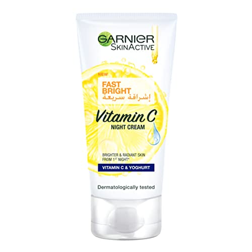 Garnier Fast Fairness Night Cream with Vitamin C - 50ml | غارنييه كريم ليلي مضيئ للبشرة و مفتح - 50 مل