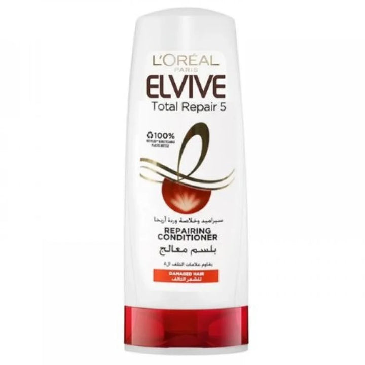 L’Oreal Elvive Total Repair Conditioner - 360ml |لوريال الفيف بلسم لاصلاح الشعرالتالف - 360 مل